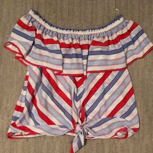 Express off the shoulder blouse